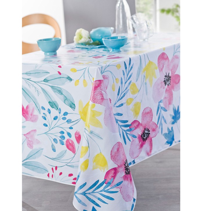 Nappe toile cirée Cosmos Calitex - Blancollection