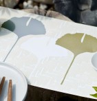 Sets de table Ginkgo Leaf Calitex - Blancollection