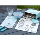 Lot de sets de table Herbal Calitex - Blancollection