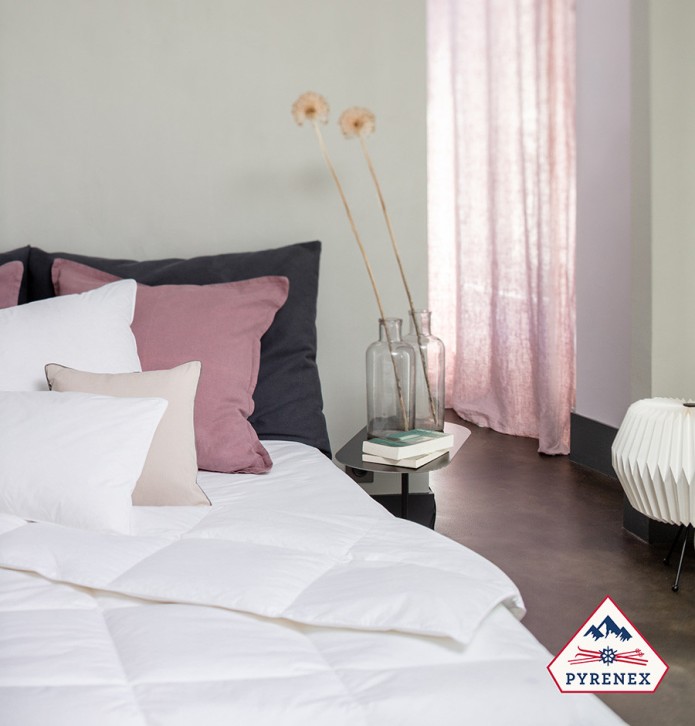 Couette 90% duvet de canard 80g/m2 Papeete Pyrenex - Blancollection