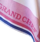 Lot de 6 torchons lin coton Grand Chef Tradilinge - Blancollection