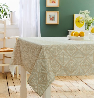 Nappe polyester Boho ficelle Tradilinge