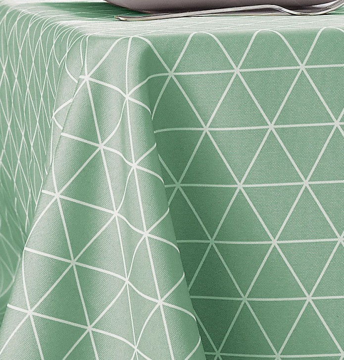 Nappe polyester Paco thym Tradilinge - Blancollection