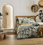 Housse de couette Toco vert Tradilinge - Blancollection