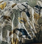 Parure de lit Toco vert Tradilinge - Blancollection