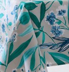 Nappe enduite Anita émeraude Tradilinge - Blancollection