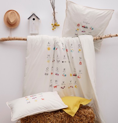 Drap housse enfant Tiana La maison de Balmy - Blancollection