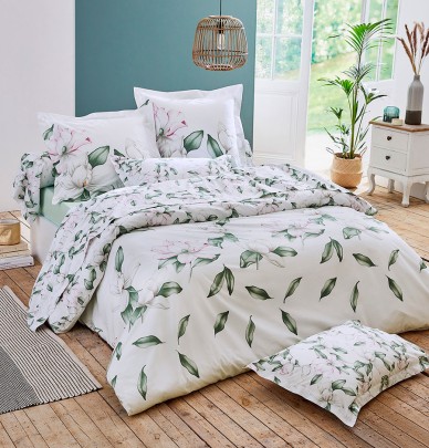 Drap percale Magnolia sauge Tradilinge