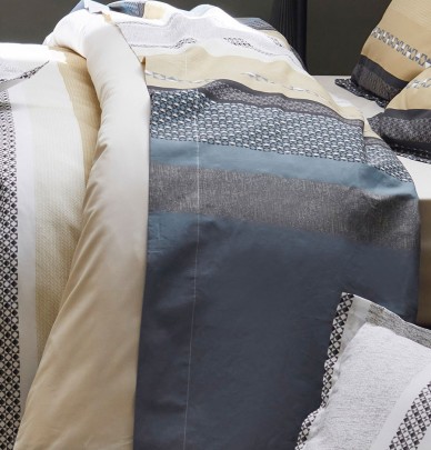 Drap percale Marlow acier Tradilinge