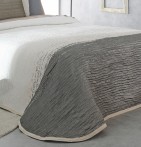Couvre lit jacquard Billie gris Reig Marti - Blancollection