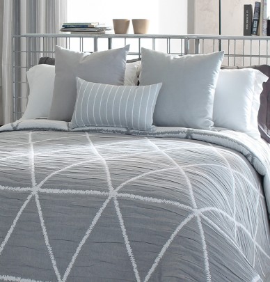 Housse coussin Bronson gris Reig Marti