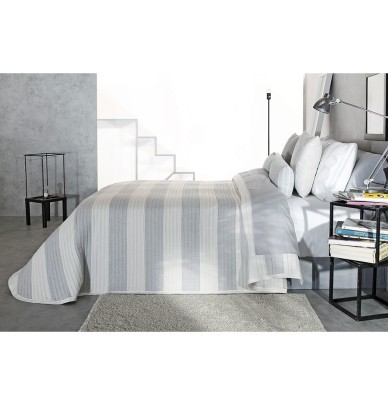 Couvre lit jacquard réversible Dyson gris Reig Marti
