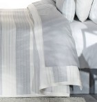 Couvre lit jacquard Dyson gris Reig Marti - Blancollection