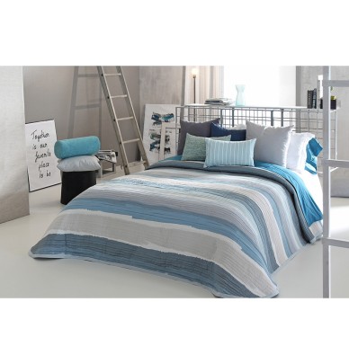 Couvre lit jacquard Marea bleu Reig Marti