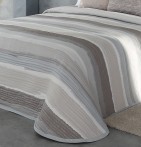 Couvre lit jacquard Marea beige Reig Marti - Blancollection