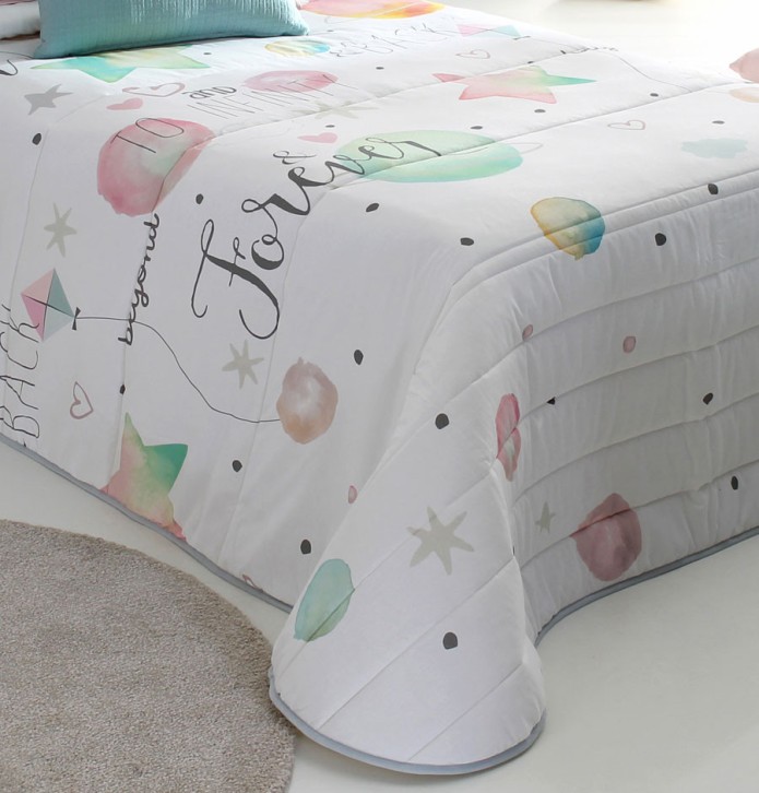 Couvre lit matelassé enfant Samar Reig Marti - Blancollection