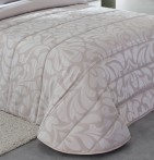 Couvre lit matelassé jacquard Kubrick beige Reig Marti - Blancollection