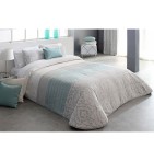 Couvre lit matelassé jacquard Kylie gris Reig Marti - Blancollection