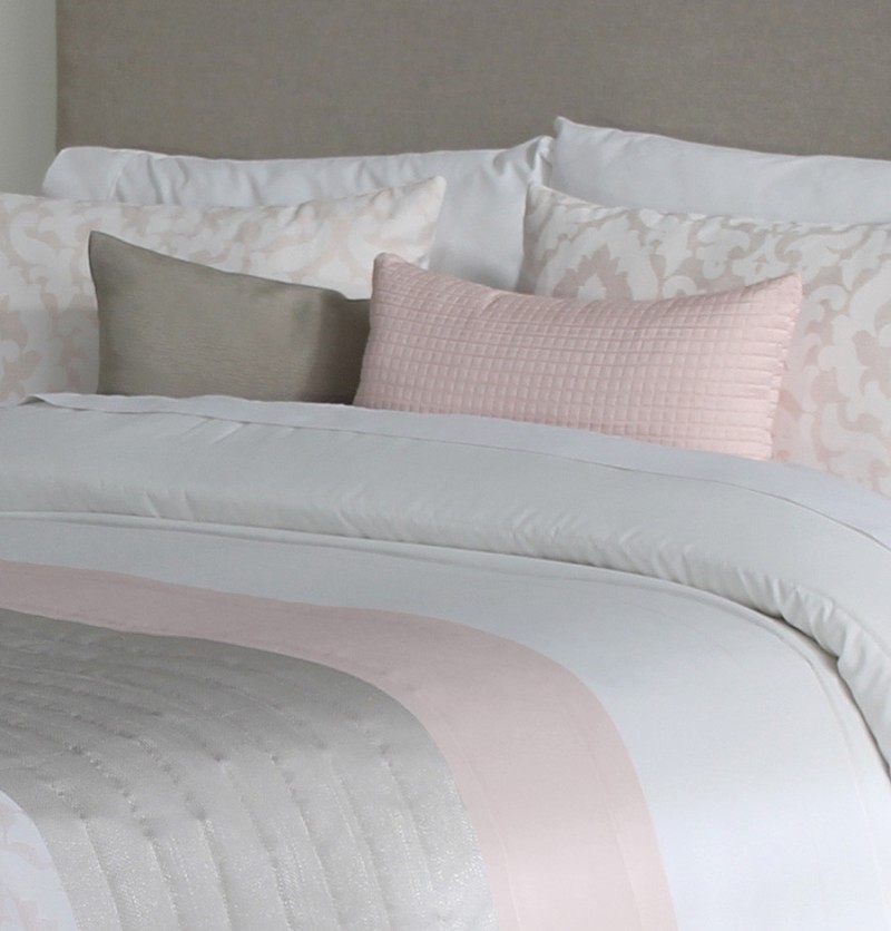 Housse coussin jacquard Bronson beige Reig Marti