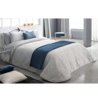 Couvre lit matelassé jacquard Deniro gris Reig Marti - Blancollection