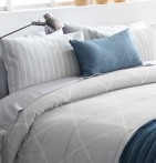 Couvre lit matelassé jacquard Deniro gris Reig Marti - Blancollection