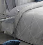Couvre lit matelassé jacquard Deniro gris Reig Marti - Blancollection