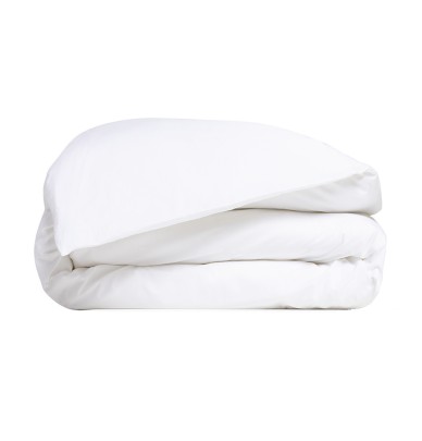 Housse de couette percale blanche Tradilinge