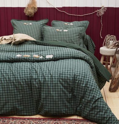 Taie d'oreiller Shetland Sylvie Thiriez