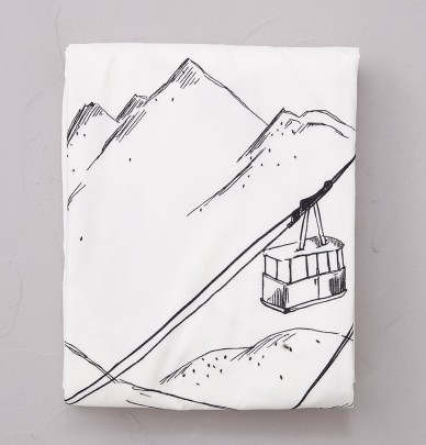 Housse de couette percale En piste Sylvie Thiriez