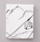 Housse de couette percale En piste Sylvie Thiriez - Blancollection