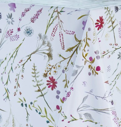 Nappe toile cirée Graminée Calitex