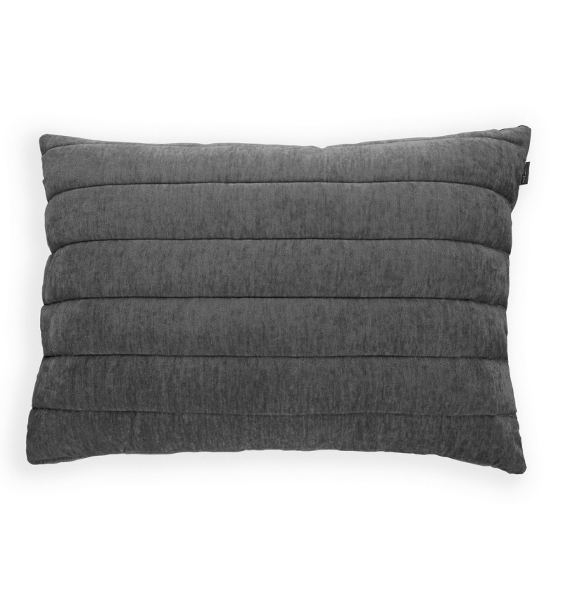 Housse coussin velours Nantes gris Antilo