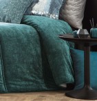 Boutis velours matelassé Soul océan Antilo - Blancollection