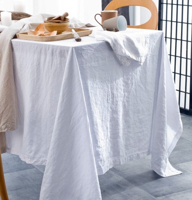 Nappe coton bio et chanvre Organic blanc Nydel