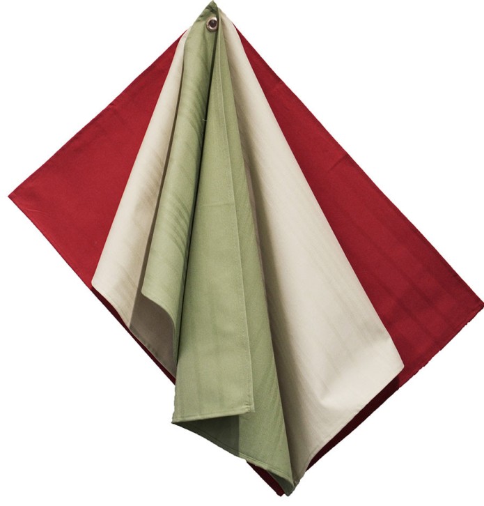 Lot de 3 torchons unis Bucolique Nydel