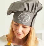 Lot tablier et toque Grand Chef Nydel - Blancollection