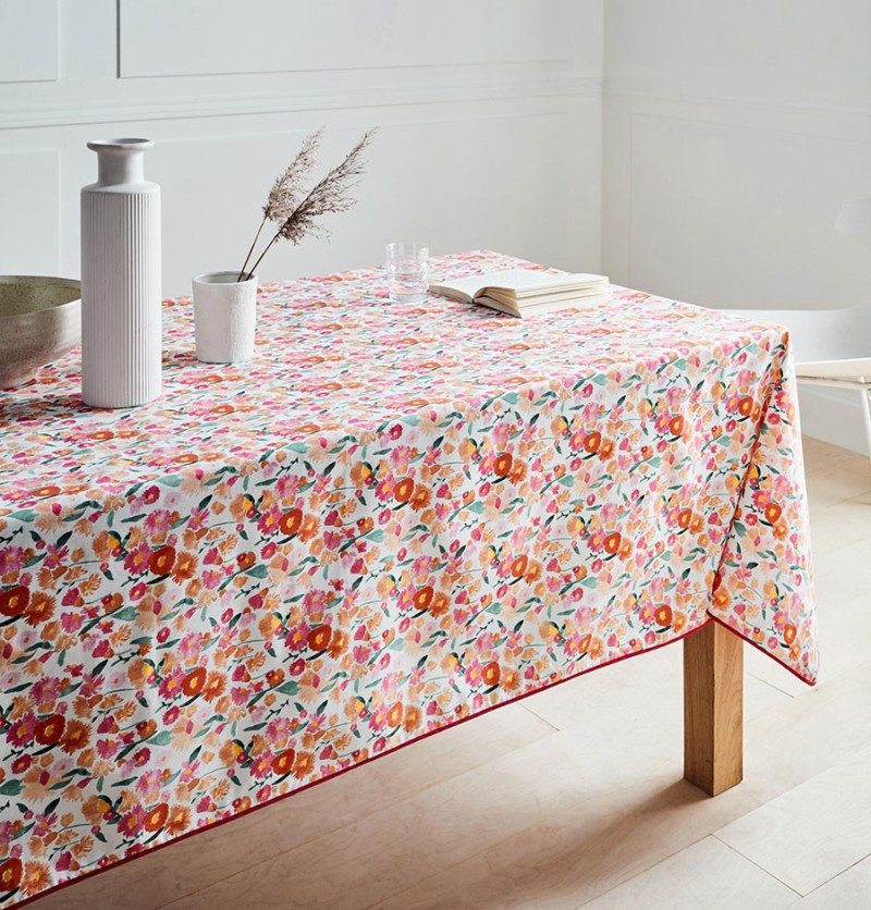 Nappe coton enduite PVC Millefiori Nydel