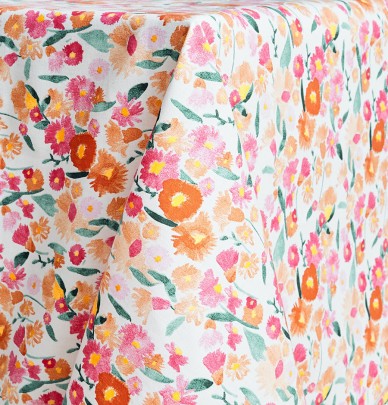 Nappe coton enduite PVC Millefiori Nydel