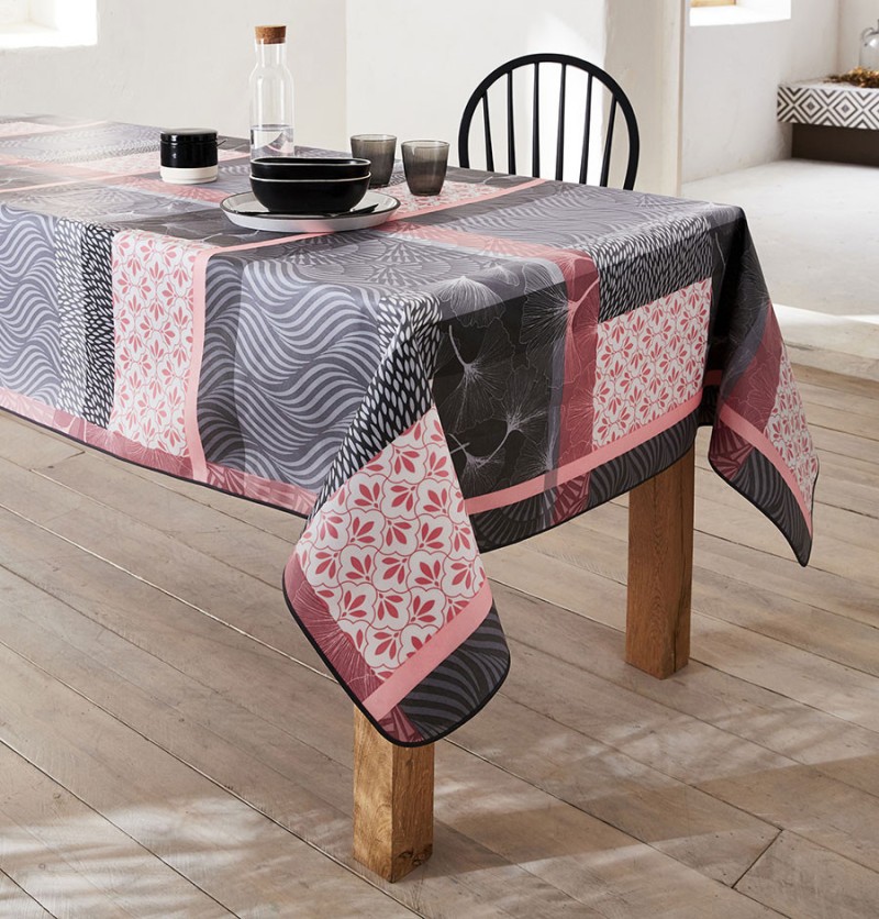 Nappe coton enduite PVC Ginko Nydel