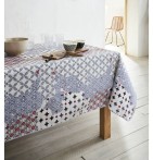 Nappe coton enduite PVC Montena rouge Nydel