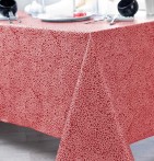 Nappe coton enduite PVC Bulle rouge Nydel
