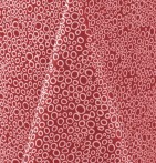 Nappe coton enduite Bulle rouge Nydel - Blancollection