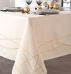 Nappe damassée polyester Détrier Nydel