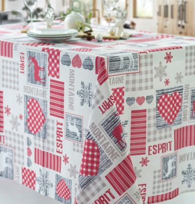 Nappe polyester Esprit de montagne Calitex