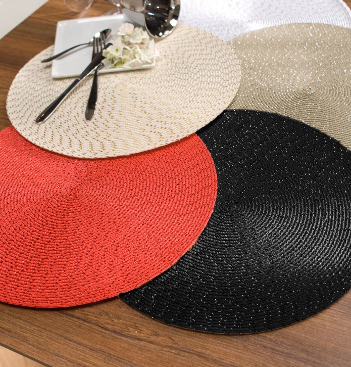 Lot de sets de table Colores Festif Calitex - Blancollection