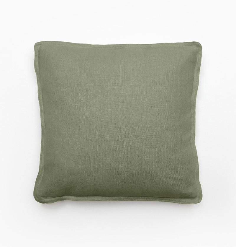 Coussin en lin Allegro sauge Vent du Sud