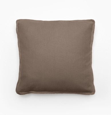 Coussin en lin Allegro tabac Vent du Sud