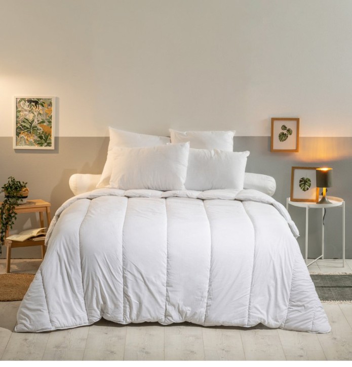 Couette coton bio 400g/m2 Bleu Câlin Couette coton bio 400g/m2 Bleu Câlin