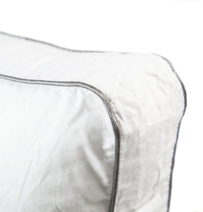 Oreiller sensation duvet premium Bleu Calin - Blancollection