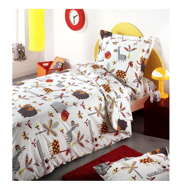 Drap housse enfant Zoo La maison de Balmy